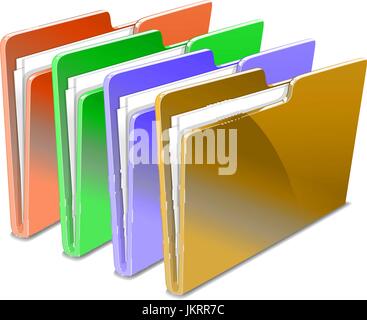 storage folder icon color illustration Stock Vector Image & Art - Alamy