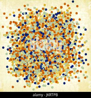 Mouth color open vector bacground circles  paper Stock Vector