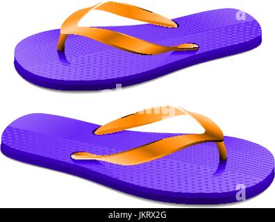 Summertime Fun beach foot travel vector icon Stock Vector