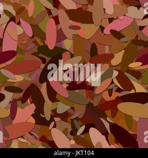 Seamless abstract chaotic elliptical background pattern - vector design from colorful ellipses Stock Vector
