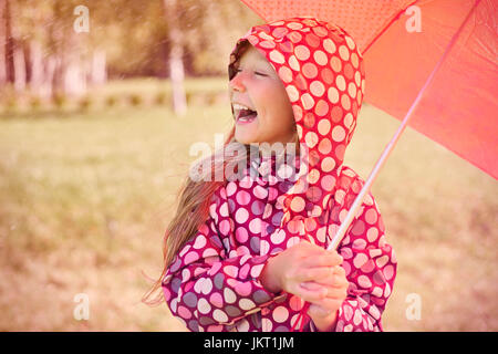 My happiness is endless during that weather Stock Photo