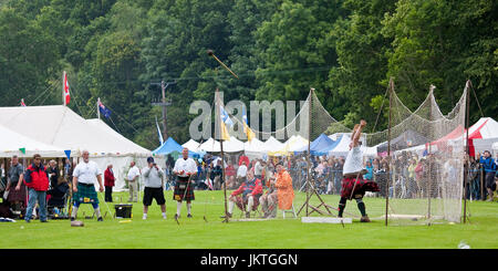 Hammer thrower Inverary Highland Games Stock Photo