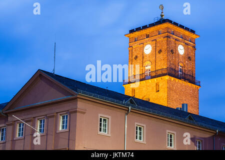 Karlsruhe City Hall Karlsruhe, Baden-Wurttemberg, Germany. Stock Photo