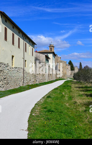 Bevagna (Umbria, Italy) -  A beautiful and charming medieval village in the heart of the Umbria Region Stock Photo