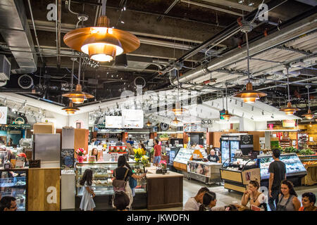 Inside Boston Public Market, Boston MA, USA Stock Photo