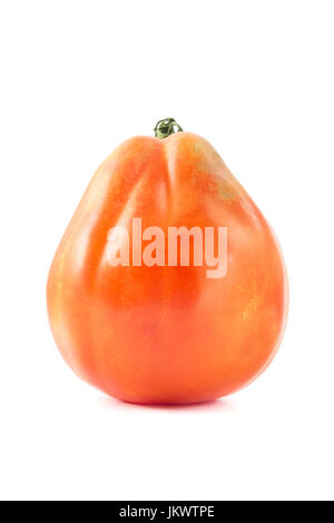 Beefsteak tomato on a white background Stock Photo