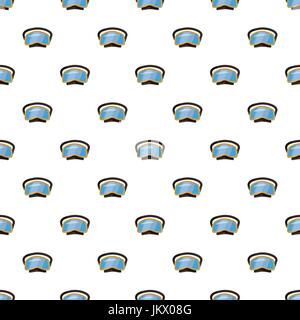 Diving mask pattern Stock Vector