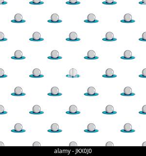 Golf ball pattern Stock Vector