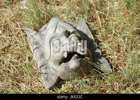 Wooden Old Mask Stock Photo