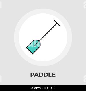 Paddle icon icon vector. Flat icon isolated on the white background. Editable EPS file. Vector illustration. Stock Vector