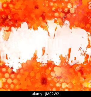 Red and yellow vector background texture with copy space Stock Vector