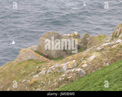 Lundy Island famous for wildlife and stunning scenery in the Bristol channel. Lundy is the old Norse for Puffin. Now run by the Landmark Trust. Stock Photo