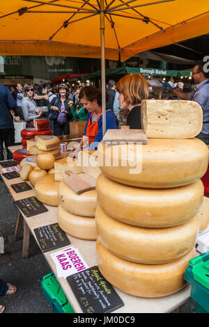 Cheese stall Borough Market, Southwark,London, England, United Kingdom Stock Photo