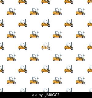 Stacker loader pattern Stock Vector