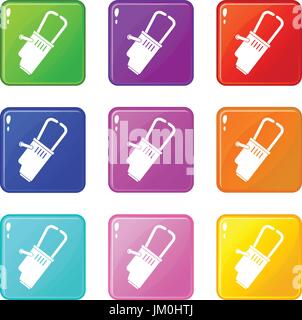 Welding equipment set 9 Stock Vector