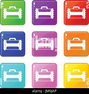 Inverter welding machine icons set vector color Stock Vector Image ...