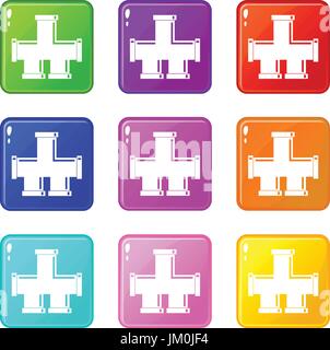 Drain system set color collection Stock Vector Image & Art - Alamy