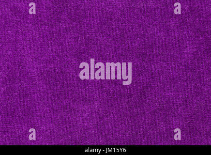velour or velvet fabric background, texture. Purple color, high resolution Stock Photo