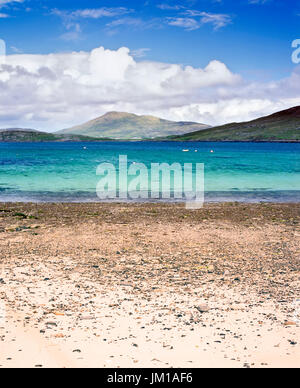 A view of Vatersay Bay on the Isle of Barra, the Outer Hebrides, Scotland Stock Photo