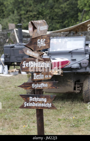 July 21, 2014 - Paddock Wood, Kent, UK - Re-enactorsr at the War and Peace Revival at Hop Farm in Paddock Wood Kent UK 26/7/2017 (Credit Image: © Theodore Liasi via ZUMA Wire) Stock Photo