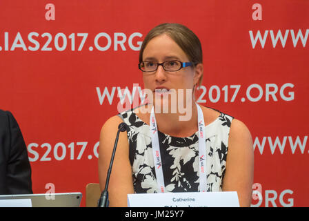 Paris, France., Medical News Press COnference, Efficiency of PrEP IPERGAY Lab Trial, I.A.S. International AIDS Society Congress, Stock Photo