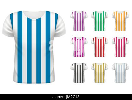 Mens short t-shirt set Stock Vector