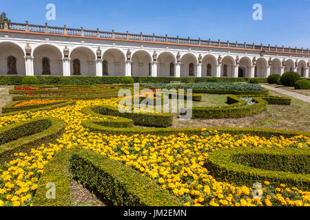 Kromeriz garden Czech Republic baroque garden Kromeriz Czech Republic UNESCO world heritage site Stock Photo