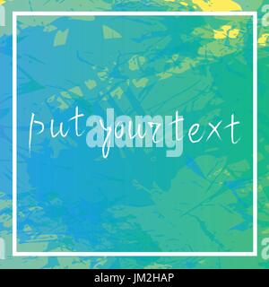 Grunge Texture Background Colorful Banner With Copy Space Stock Vector
