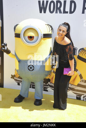 Film Premiere of Despicable Me 3 Featuring: Dana Gaier Where: Los