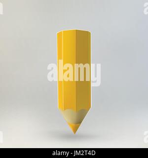 Red pencil icon Stock Vector
