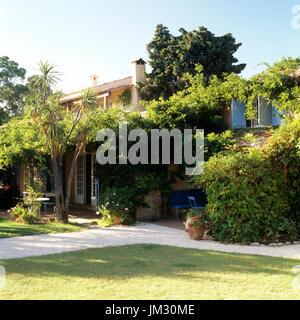 Mediterranean style house Stock Photo