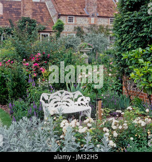 Georgian style garden Stock Photo