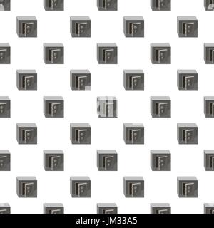 Open security safe pattern Stock Vector