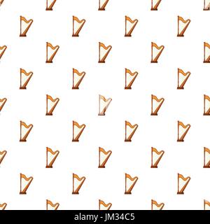 Harp pattern Stock Vector