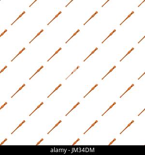 Wooden flute pattern Stock Vector