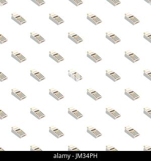 POS terminal with pattern Stock Vector