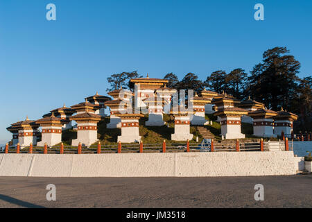 Sunset on Dochula Pass - Bhutan Stock Photo