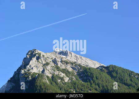 Ramsau, Germany - June 8, 2017 - Beautiful Hochkalter in german Alps Stock Photo