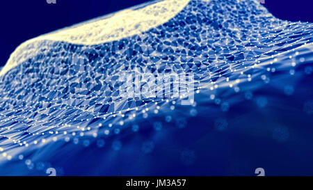 digital concept: wave structure Stock Photo