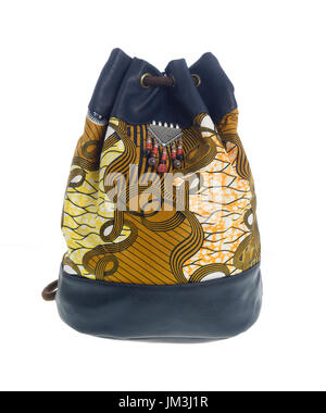 Fashionable bag isolated on white background Stock Photo