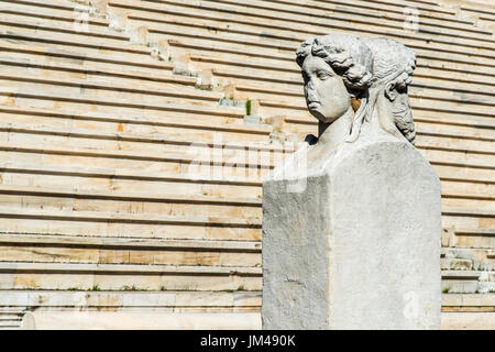 Panathenaic Stadium, Athens, Attica, Greece Stock Photo