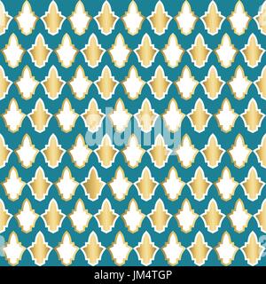 Gold luxury seamless pattern decoration with abstract geometric shapes. EPS10 vector. Stock Vector