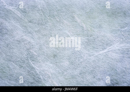 Close-up of an abstract white gauze background texture with vignetting. Stock Photo