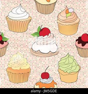 Cake. Cafe Menu Background. Bakery Label. Sweet, Dessert Poster Stock Photo