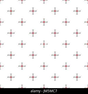 Drone pattern Stock Vector