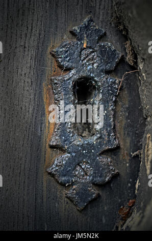 vintage keyhole Stock Photo