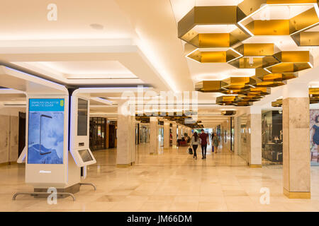 Interior of Central Milton Keynes Shopping Centre (The Centre mk), Milton Keynes, Buckinghamshire, England, United Kingdom Stock Photo