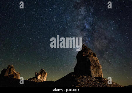 Milky Way at Trona Pinnacles in the California desert