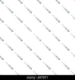 Electronic thermometer pattern Stock Vector