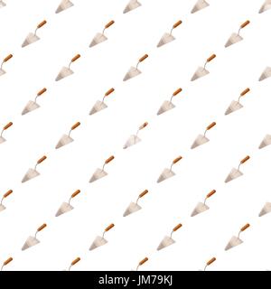 Construction trowel pattern Stock Vector
